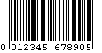 Barcode EAN-8 and EAN-13